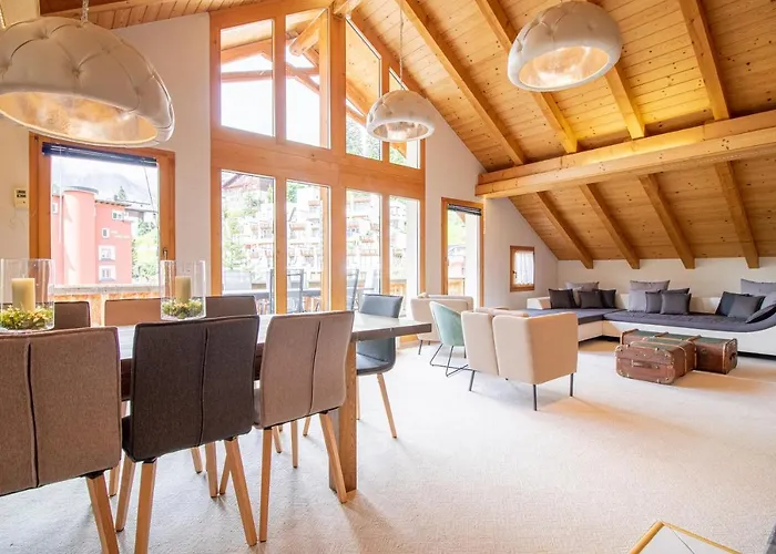 Penthouse Im Haus Padrun1-weisshornbahn-arosa Zentrum-top Lage