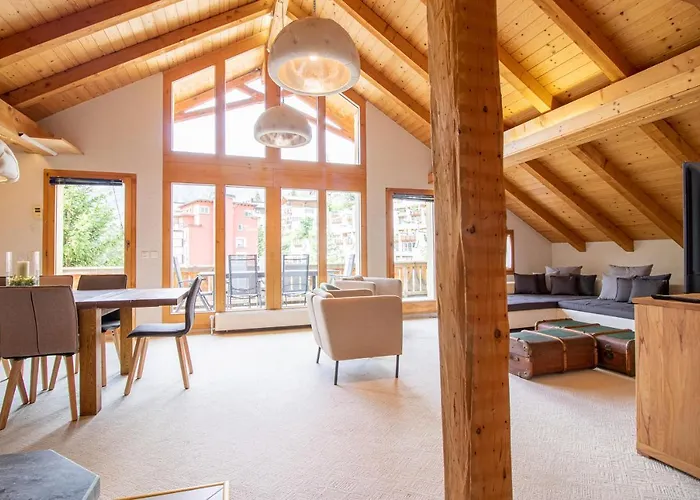 Penthouse Im Haus Padrun1-weisshornbahn-arosa Zentrum-top Lage Apartment *