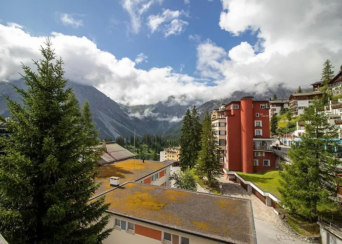 Penthouse Im Haus Padrun1-weisshornbahn-arosa Zentrum-top Lage Apartment *
